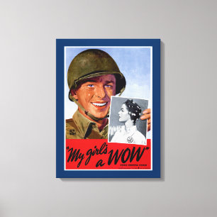 My Girls a Wow Canvas Print