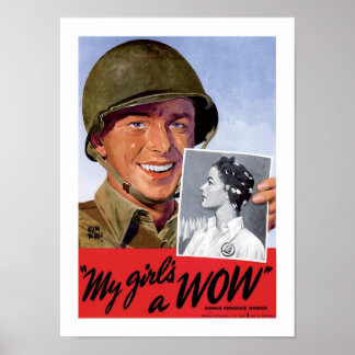 My Girl's a Wow Poster