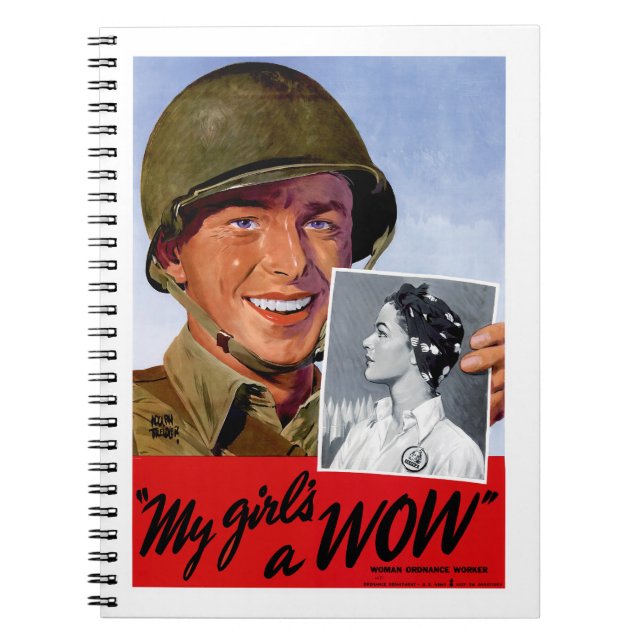 My Girls a Wow Spiral Notebook (Front)