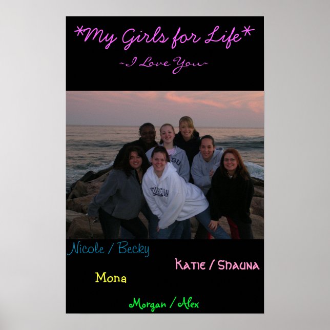 my girls poster (Front)