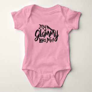 My Glammy Loves Me Baby Clothing Bodysuit
