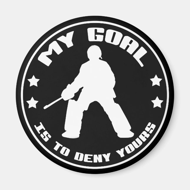 My Goal, Field Hockey Goalie Magnet (Front)