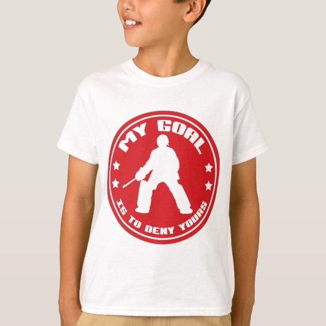 My Goal, Field Hockey Goalie Tee (Front)