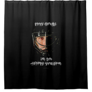 My Goal (Hockey Goalie) Shower Curtain