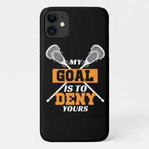 My Goal Is To Deny Yours Lacrosse Case-Mate iPhone Case
