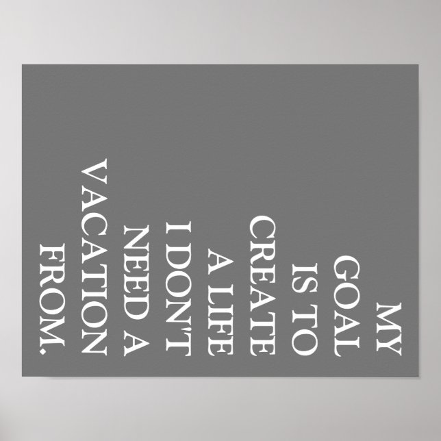 MY GOAL POSTER BY GINA (Front)