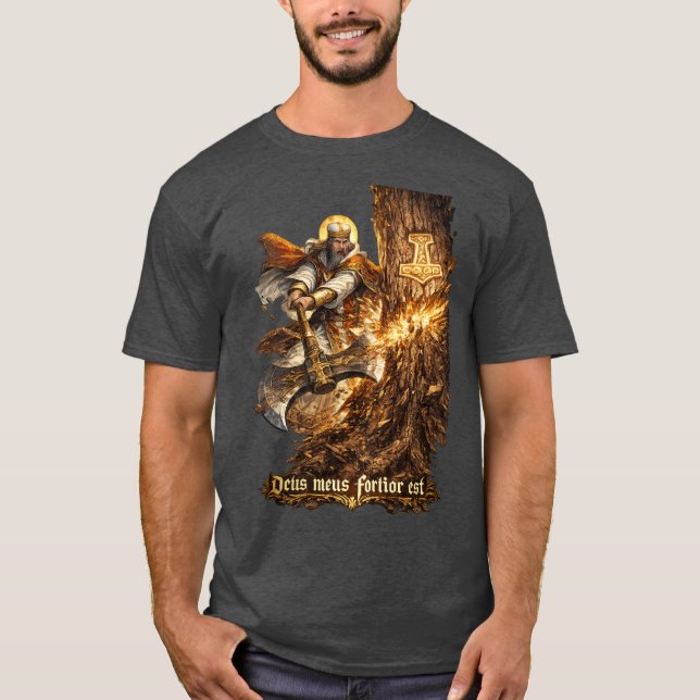 My God is Stronger T-Shirt (Front)