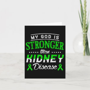 My God Is Stronger Than Kidney Disease, Kidney Awa Card