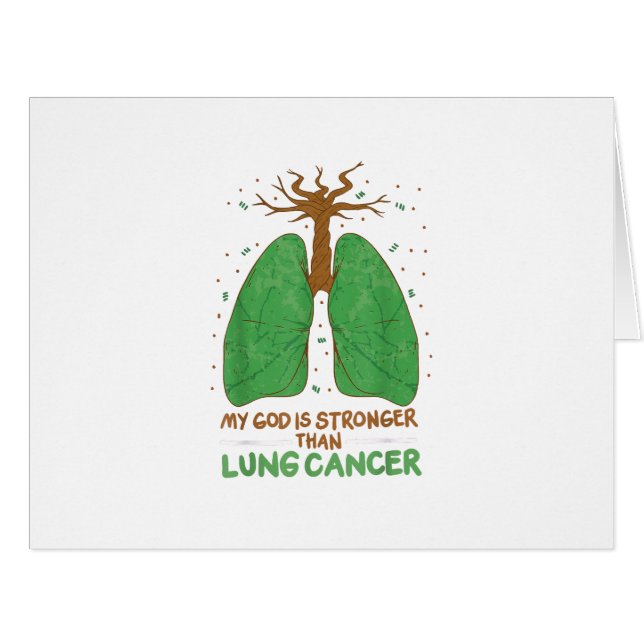 My God Is Stronger Than Lung Cancer (Front Horizontal)