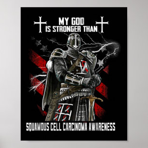 My God Is Stronger Than Squamous Cell Carcinoma Poster