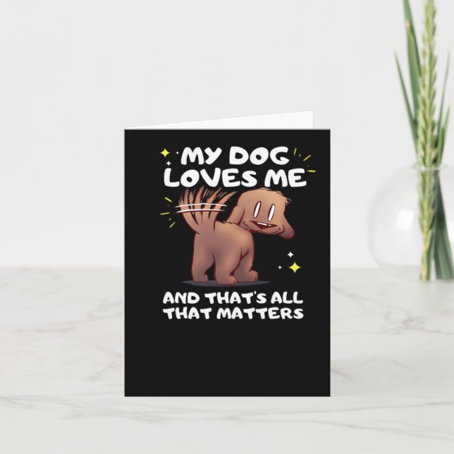 My God Loves Me  Card (Front)