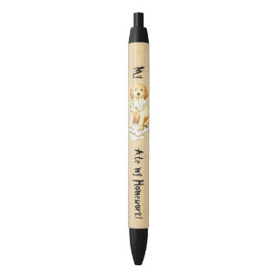 My Golden Ate My Homework Black Ink Pen