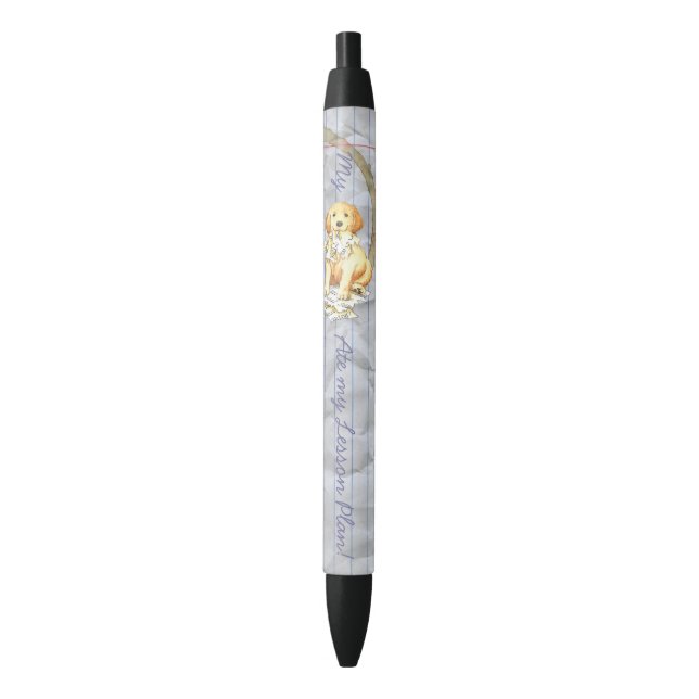 My Golden Ate My Lesson Plan Black Ink Pen (Front Vertical)