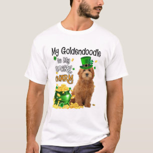 My Goldendoodle Is My Lucky Charm Cute Dog Patrick T-Shirt