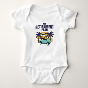 My Golf retirement plan Baby Bodysuit