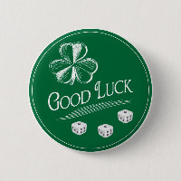 My Good Luck Bunco Button