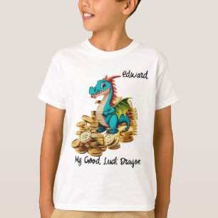 My Good Luck Dragon Customisable Boy's T-Shirt