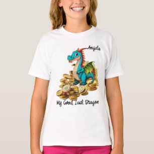 My Good Luck Dragon Customisable Girl's T-Shirt
