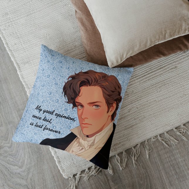 My good opinion, once lost, is lost forever Darcy Cushion (Creator Uploaded)