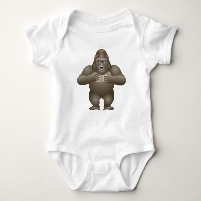 My Gorilla Baby Bodysuit (Front)