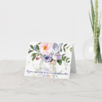 My grace is sufficient, pastel watercolor floral