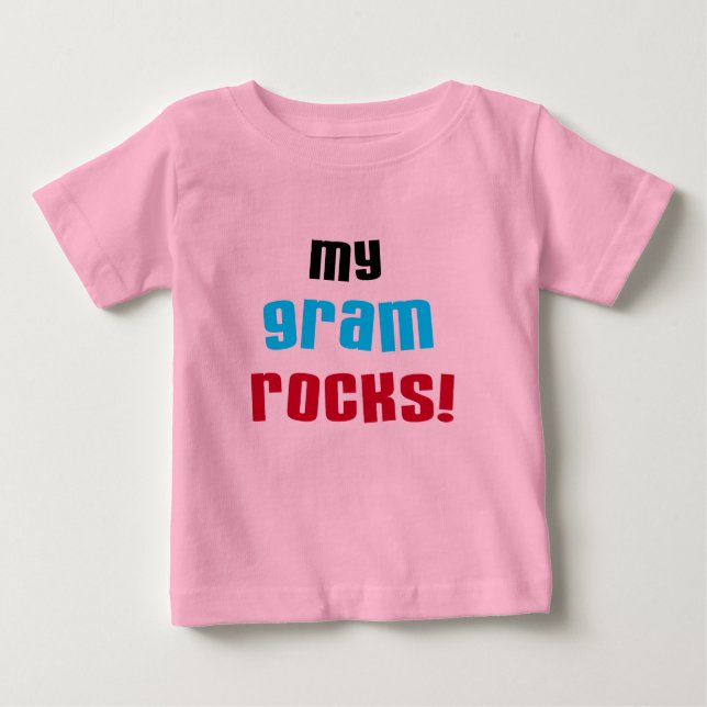 My Gram Rocks T-shirts and Gifts (Front)