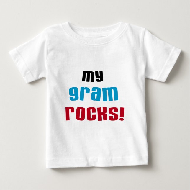 My Gram Rocks T-shirts and Gifts (Front)
