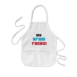 My Gram Rocks T-shirts and Gifts Kids Apron