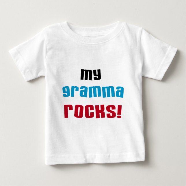My Gramma Rocks T-shirts and Gifts (Front)