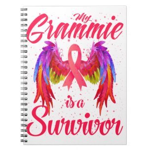 My Grammie Is A Survivor Breast Cancer Awareness Notebook