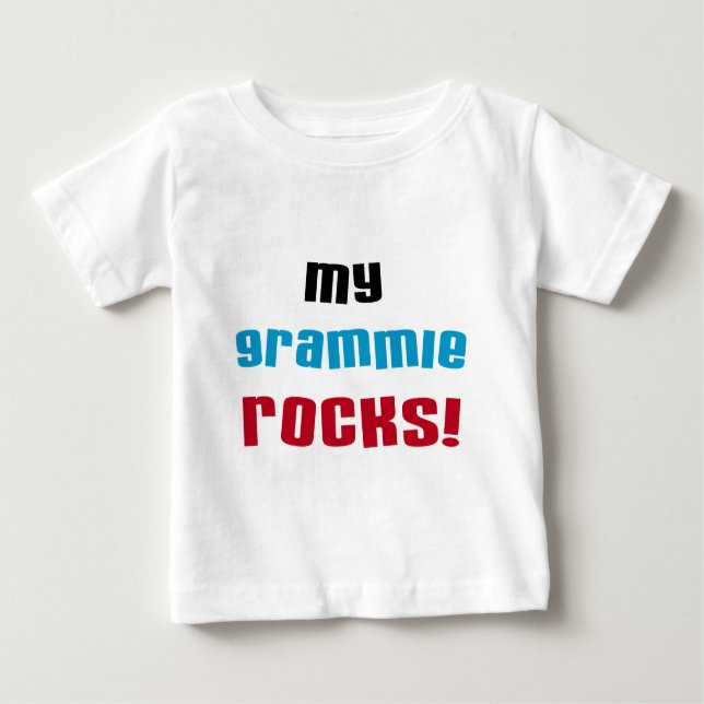 My Grammie Rocks T shirts and Gifts (Front)