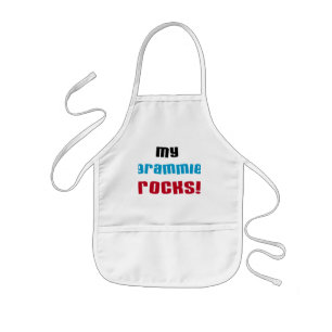 My Grammie Rocks T shirts and Gifts Kids Apron