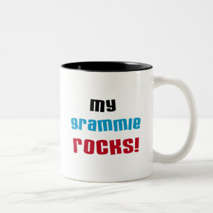 My Grammie Rocks T shirts and Gifts Two-Tone Coffee Mug