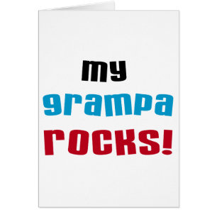 My Grampa Rocks T shirts and Gifts