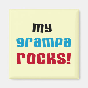 My Grampa Rocks T shirts and Gifts Magnet