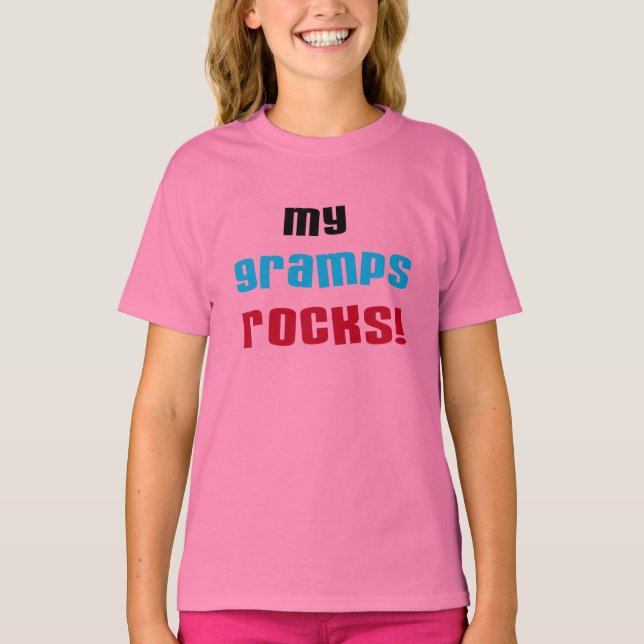 My Gramps Rocks T-shirts and Gifts (Front)