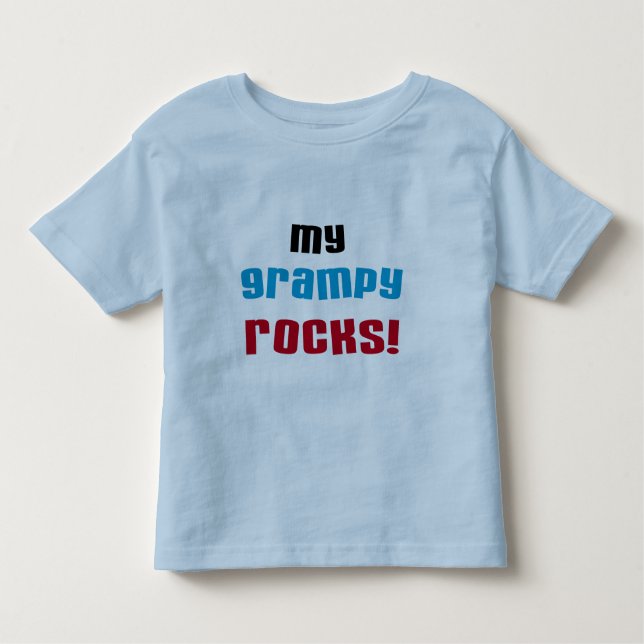 My Grampy Rocks T shirts and Gifts (Front)