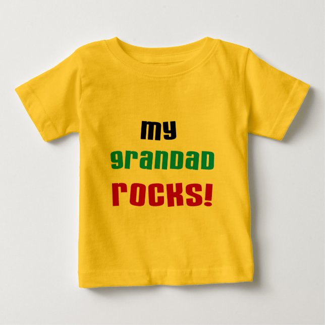 My Grandad Rocks T-shirts and Gifts (Front)