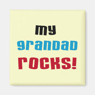 My Grandad Rocks T-shirts and Gifts Magnet