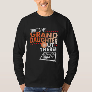 My Granddaughter Basketball Grandpa amp; Grandma T-Shirt