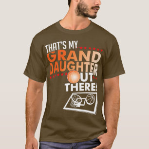 My Granddaughter Basketball Grandpa Grandma T-Shirt