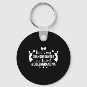 My Granddaughter Cheer Grandma Cheerleading Grandm Key Ring