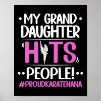 My Granddaughter Hits People Proud Karate Nana Gra