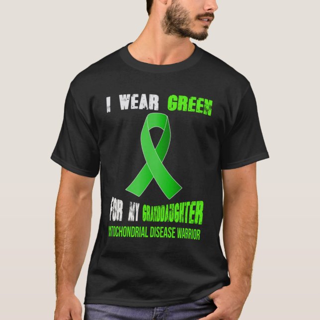 MY GRANDDAUGHTER  MY MITOCHONDRIAL DISEASE WARRIOR T-Shirt (Front)
