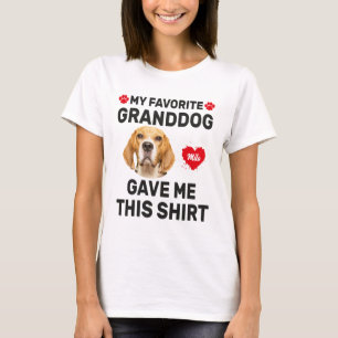 My Granddog Gave Me This Shirt, Funny Pet Gift T-Shirt