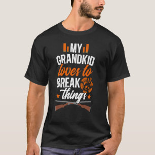 My Grandkid Trap Shooting Grandma Trap Shooting Gr T-Shirt