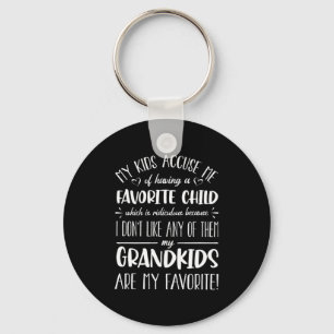 My Grandkids Are My Favorite Funny Grandmother G Key Ring