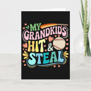 My Grandkids Hit And Steal Mother's Day Bysebyll P Card