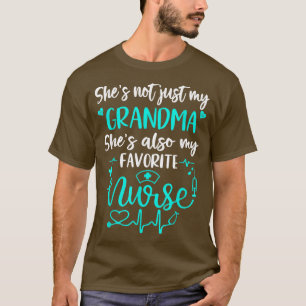 My Grandma Is A Nurse Proud Nurse Grandchild RN L T-Shirt