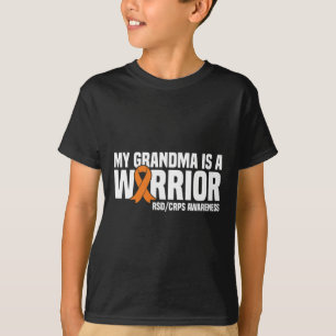 My Grandma Is A Warrior Orange Ribbon Rsdcrps Awar T-Shirt